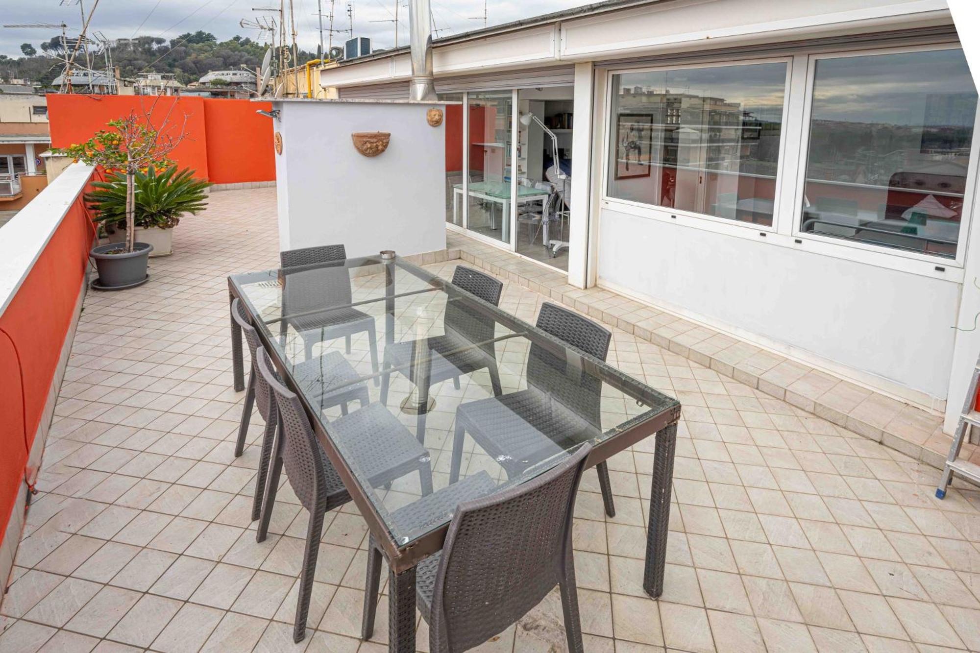 Farnesina Rooftop Terrace Roma Ngoại thất bức ảnh